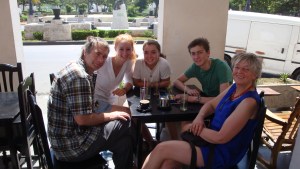 The Zeiske-May family en route