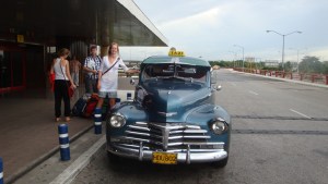 good bye at Havana Jose Marti airport