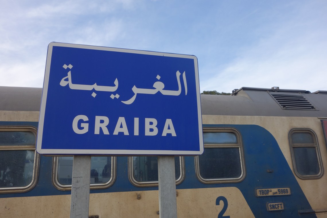 Graiba, the end of the train journey