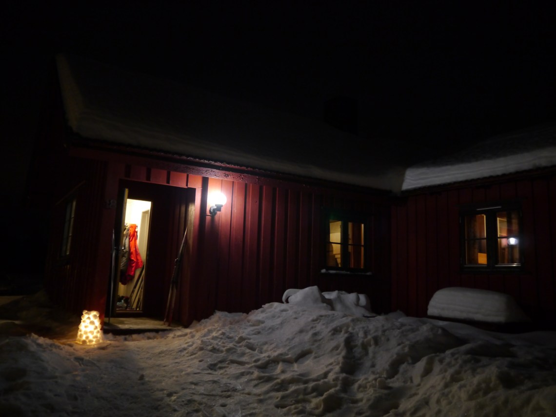 Our hut on New Year's eve