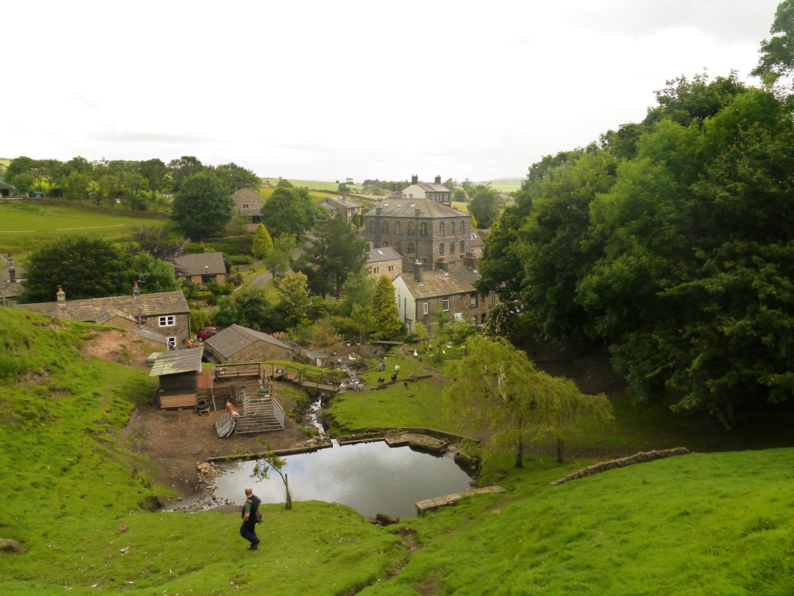 Lothersdale has the biggest water wheel in England