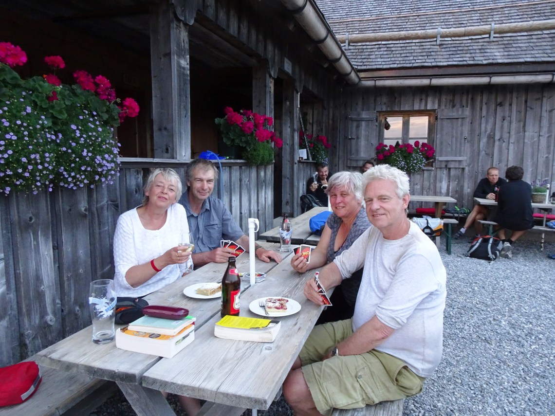 at Weissfluh Hütte